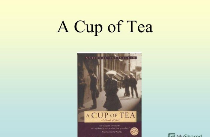 A cup of tea by katherine mansfield