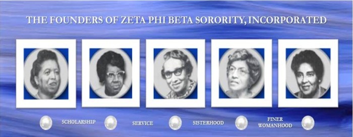 Zeta phi beta founders in order