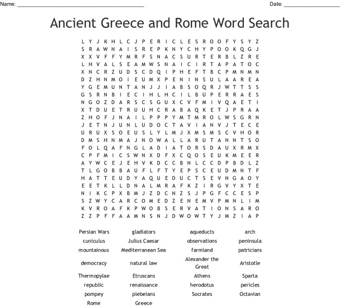 Ancient greece worksheet answer key