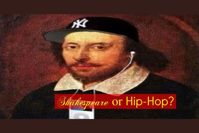 Shakespeare had fewer words but doper rhymes than rappers