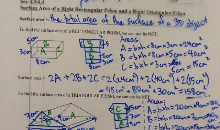 Unit 11 volume and surface area homework 9