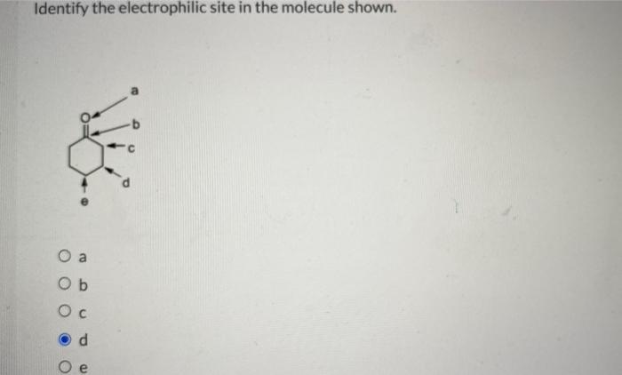 Electrophilic following molecule question6