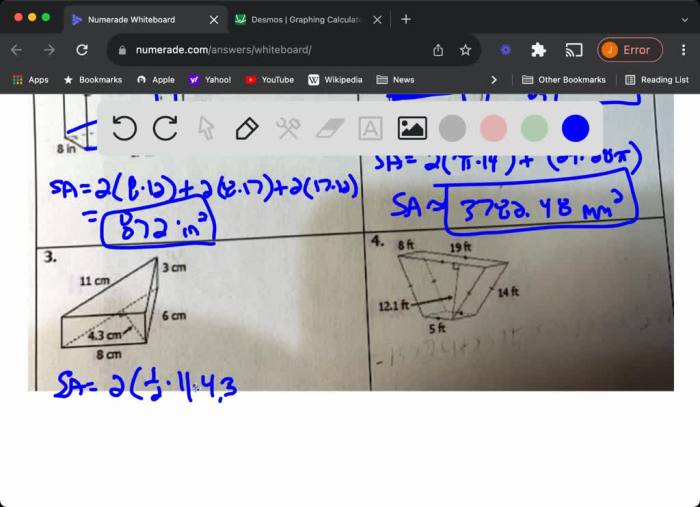 Unit 11 volume and surface area homework 9