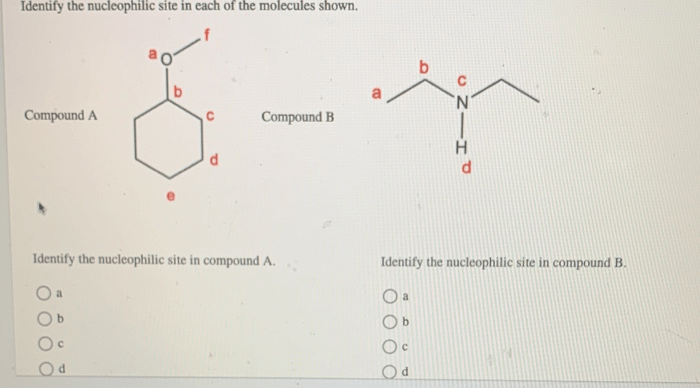 Electrophilic molecule od ос